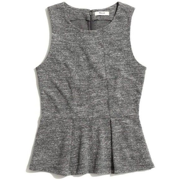 Madewell Peplum Top - Picture 2 of 4